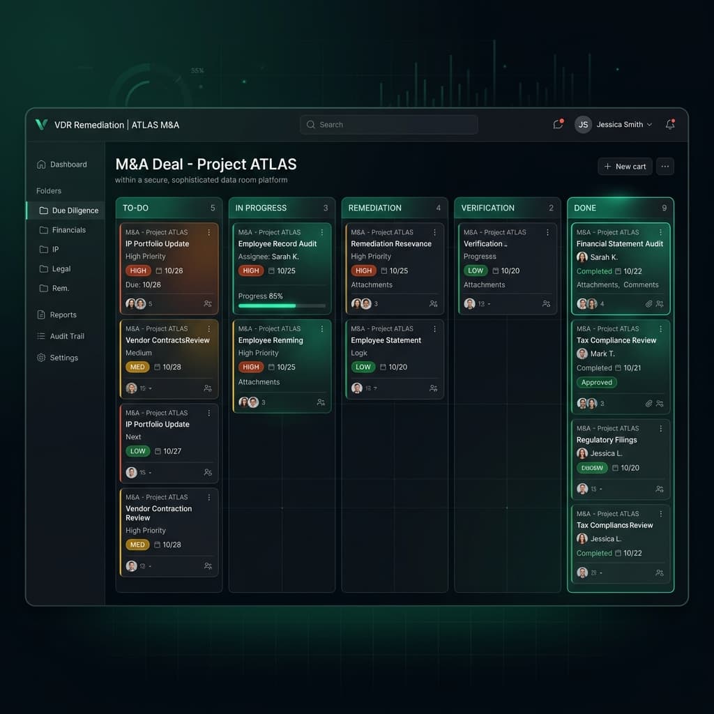 VDR Remediation Kanban
