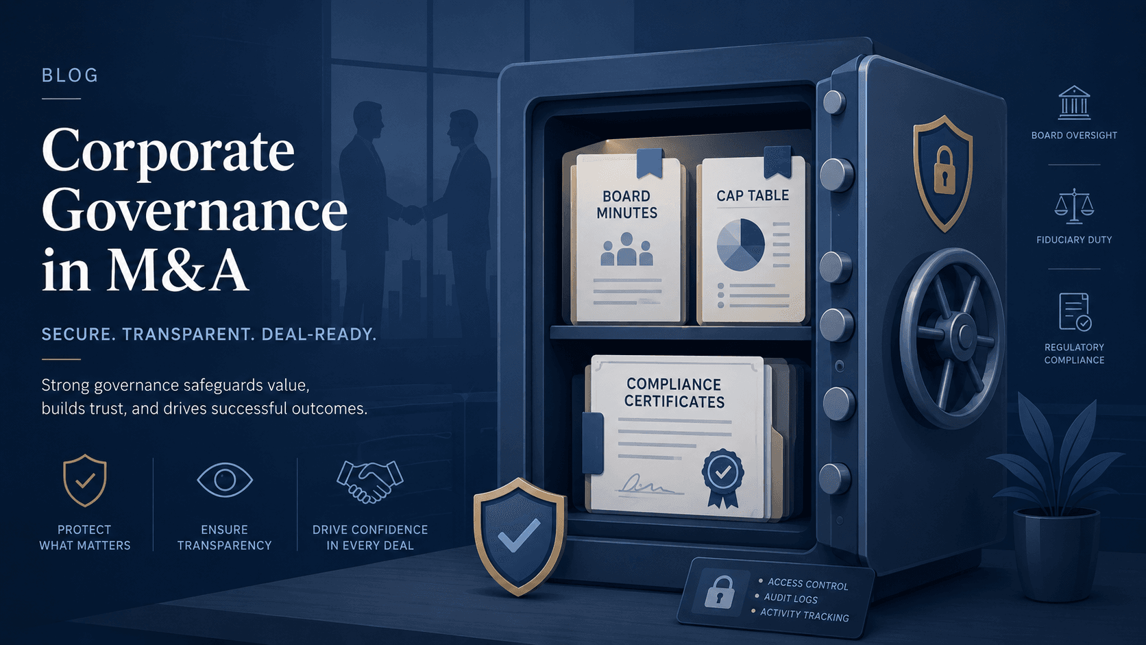"AI VDR for Corporate Governance: Managing Board Records and Compliance Documents in M&A (2026)