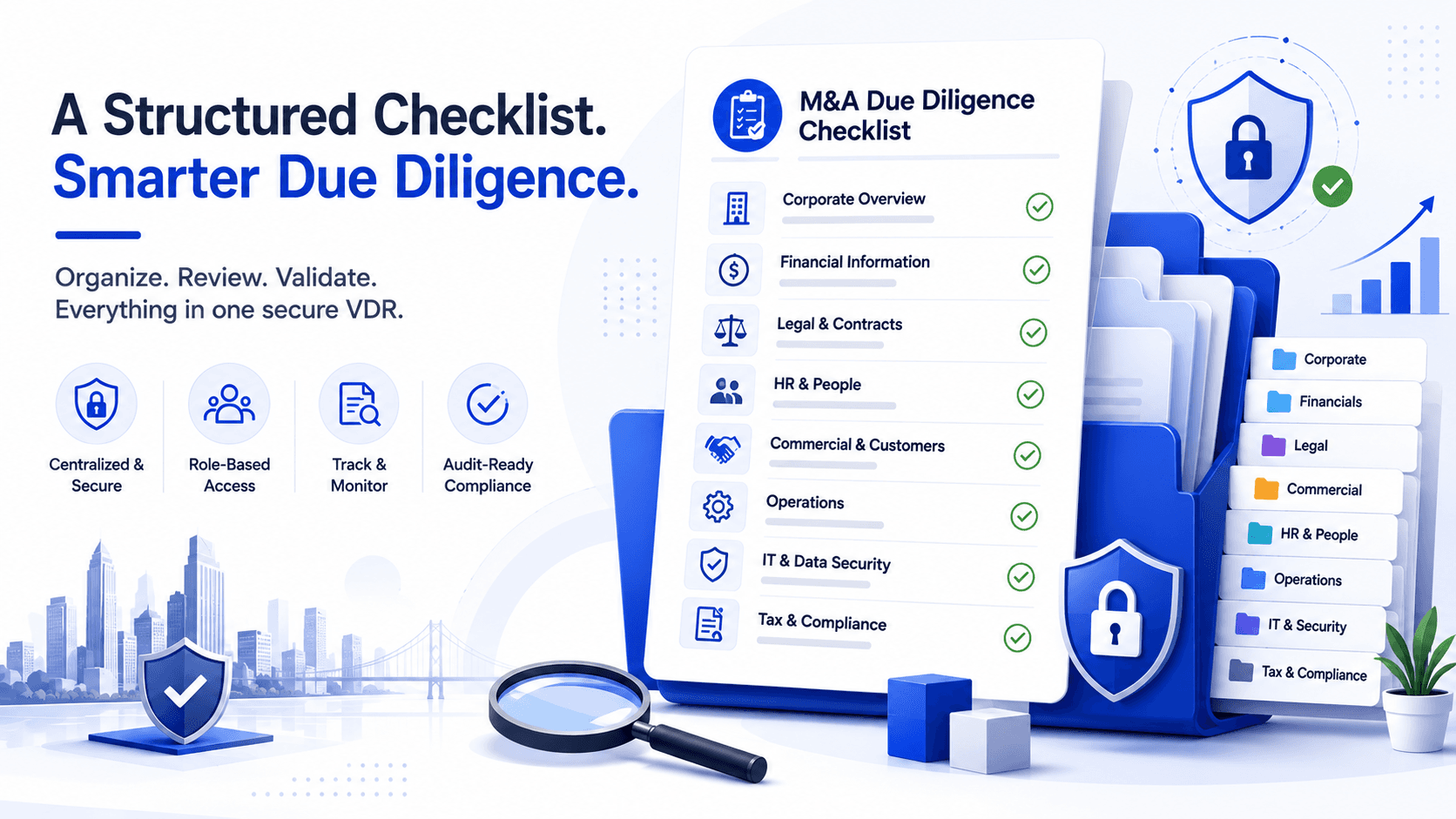 "The Complete VDR Due Diligence Checklist for Sell-Side M&A (2026)