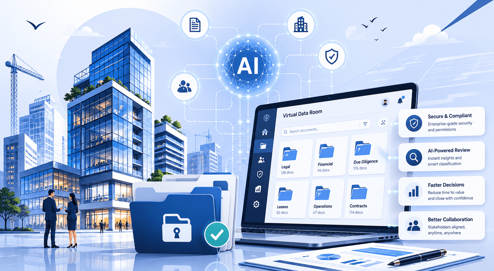 "AI VDR for Real Estate M&A: Accelerating Due Diligence in Property Transactions (2026)